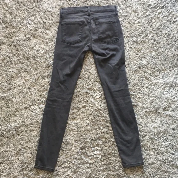 Frame Denim gray distressed skinny jeans - Picture 8 of 8